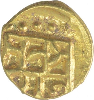 Gold Fanam Coin of  Maratha Confederacy.