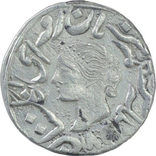 Silver One Rupee Coin of Braj Indrapur Mint of Bharatpur State.