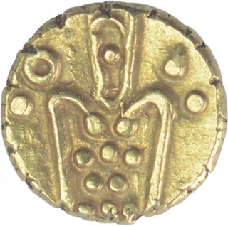 Gold Fanam Coin of Indo Dutch.