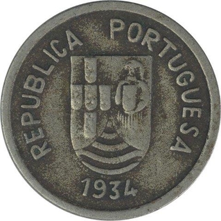 Cupro Nickel Two Tanga Coin of Indo Portuguese.