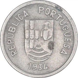 Cupro Nickel Two Tanga Coin of Indo Portuguese.