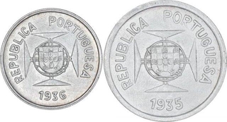 Silver Rupia and Half Rupia Coins of Indo Portuguese.