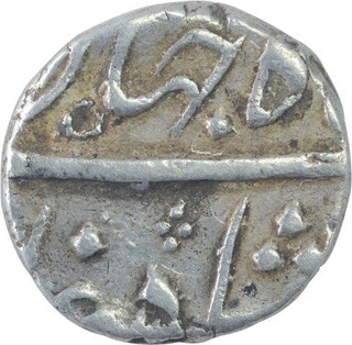 Silver Half Rupee Coin of Surat Mint of Bombay Presidency.