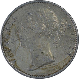 Silver One Rupee Coin of Victoria Queen of 1840.