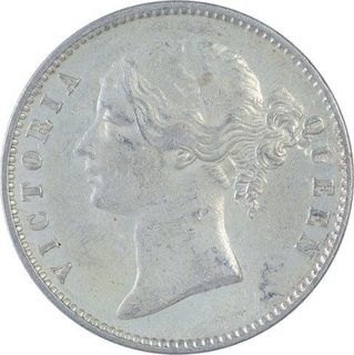 Silver One Rupee Coin of Victoria Queen of 1840.