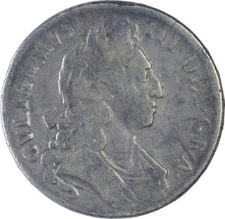 Silver One Crown Coin of George III of Great Britain.