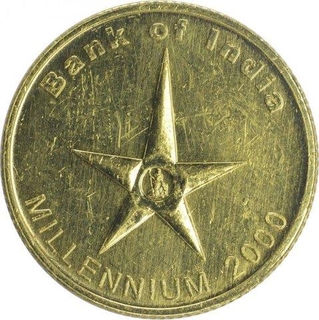 Gold Token of Bank of India of 2000.