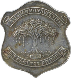 Rare Allahabad University Silver medal of 1887