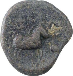 Lead Coin of Hiranyaksha of Chutus Banavasi.