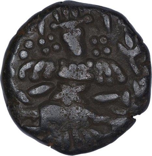 Copper Drachma Coin of Queen Diddha of Loharas of Kashmir.