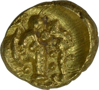 Gold Gajapati Fanam Coin of Western Gangas.