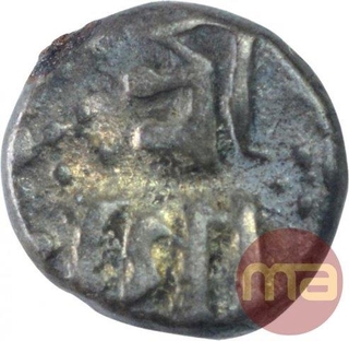 Silver One Thirty Second Rupee of Gaurinatha Simha of Assam.