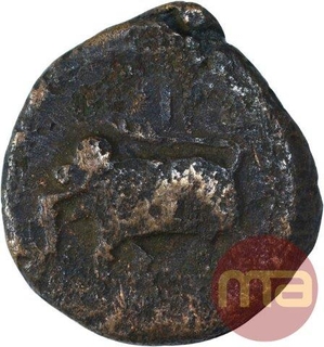 Copper Half Paisa Coin of Tipu Sultan of Bengalur Mint of Mysore Kingdom.