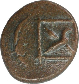 Copper Kasu Coin of Madurai Nayakas.