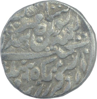 Silver One Rupee Coin of Takhat Singh of Jodhpur State.