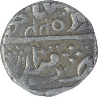 Silver One Rupee of Karauli State.