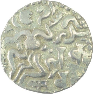 Base Gold Kahavanu Coin of Raja Raja I of Chola Empire of Srilanka. 