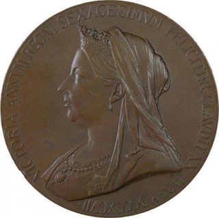 Diamond Jubilee Medal of Queen Victoria of United Kingdom.