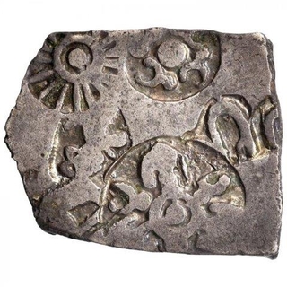 Punch Marked Silver Karshapana Coin of Maghada Janapada.