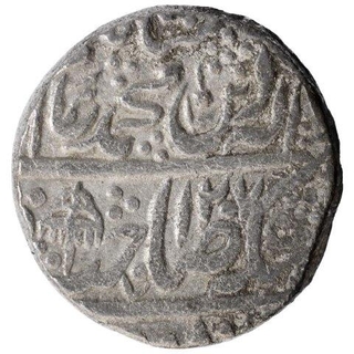 Silver One Rupee Coin of Shah Alam II of Shahjahanabad Dar ul Khilafa Mint.