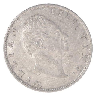 Silver One Rupee Coin of King William IIII of Calcutta Mint of 1835.