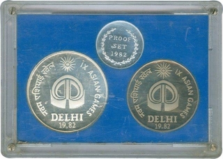 Republic India Proof Set of Bombay Mint of 1982.