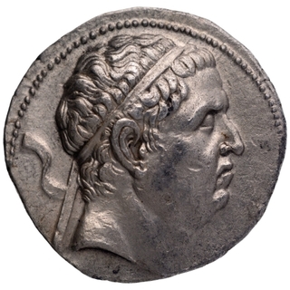 Rare Silver Tetradrachma Coin of Euthydemos of Indo Greeks.