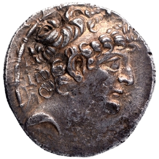 Rare Silver Tetradrachma Coin of Philip I Philedelphus of Greeks.