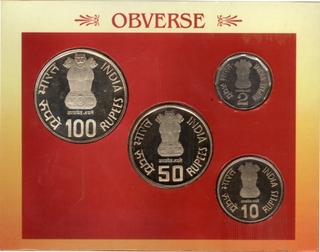 Proof Set of Sant Tukaram of Kolkatta Mint of 2002.