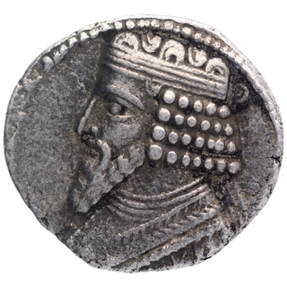 Silver Tetradrachma Coin of Vardanes I of Indo Parthians.