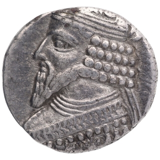 Silver Tetradrachma Coin of Vardanes I of Indo Parthians.