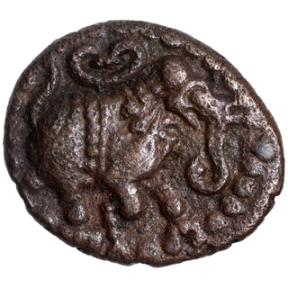 Copper Jital Coin of Devaraya I of Vijaynagar Empire.