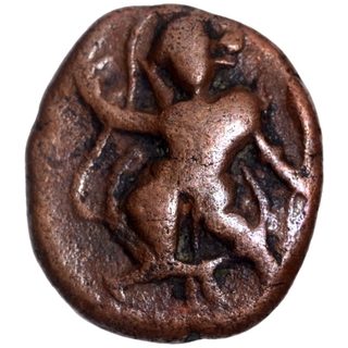 Copper Kasu Coin of Venkata Rao of Thanjavur Marathas of Maratha Confederacy.