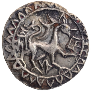 Silver Tanka Coin of Ratna Manikya of Tripura Kingdom.