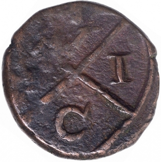 Copper One Pice Coin of Bombay Mint of Bombay Presidency