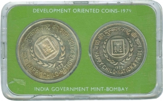 UNC Set of Happy Child-Nation's Pride of Bombay Mint of 1979.