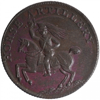 Copper Recruitment Token of Soho Mint of East India Company.