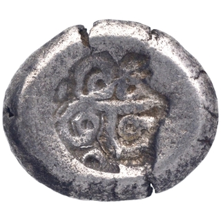 Punch Marked Silver Two and Half Shana Coin of Matsya Janapada.