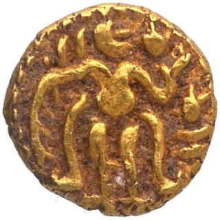 Gold Kahavanu Coin of Raja Raja I of Chola Dynasty.