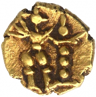 Gold Fanam Coin of Hoysala Dynasty.