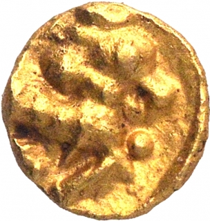 Gold Haga Coin of Nolambas of Nolambavadi.