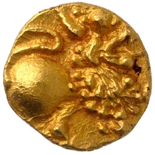 Gold Fanam Coin of Kadambas of Goa.