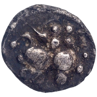 Silver Dramma Coin of Bhillamadeva V of Yadavas of Devagiri.