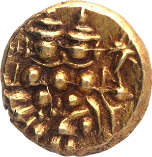 Gold Fanam Coin of Haidar Ali of Mysore Kingdom.