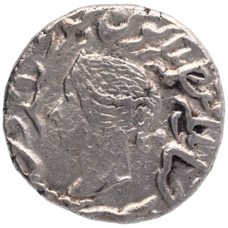 Silver One Rupee Coin of Braj Indrapur Mint of Bharatpur State.