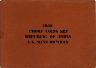 Proof Set of IX Asian Games of Bombay Mint of 1982.