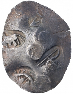 Very Rare Punch Marked Silver Karshapana Coin of Vatsa Janapada.