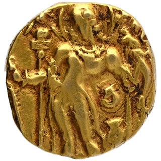 Gold Dinar Coin of Chandragupta II of Gupta Dynasty of Archer type.