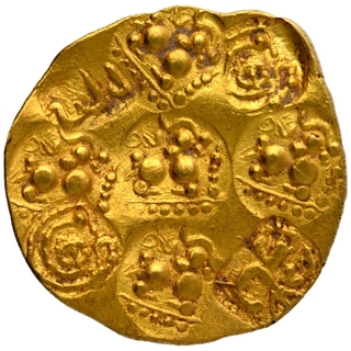 Extremely Rare Punch Marked Gold Gadyana Coin of  Nolambas.