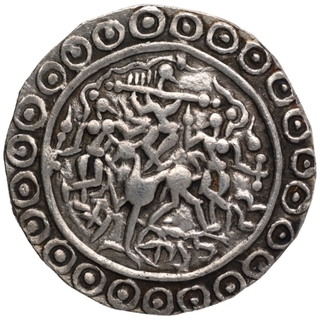 Very Rare Silver Tanka Coin of Yaso Manikya of Tripura Kingdom.